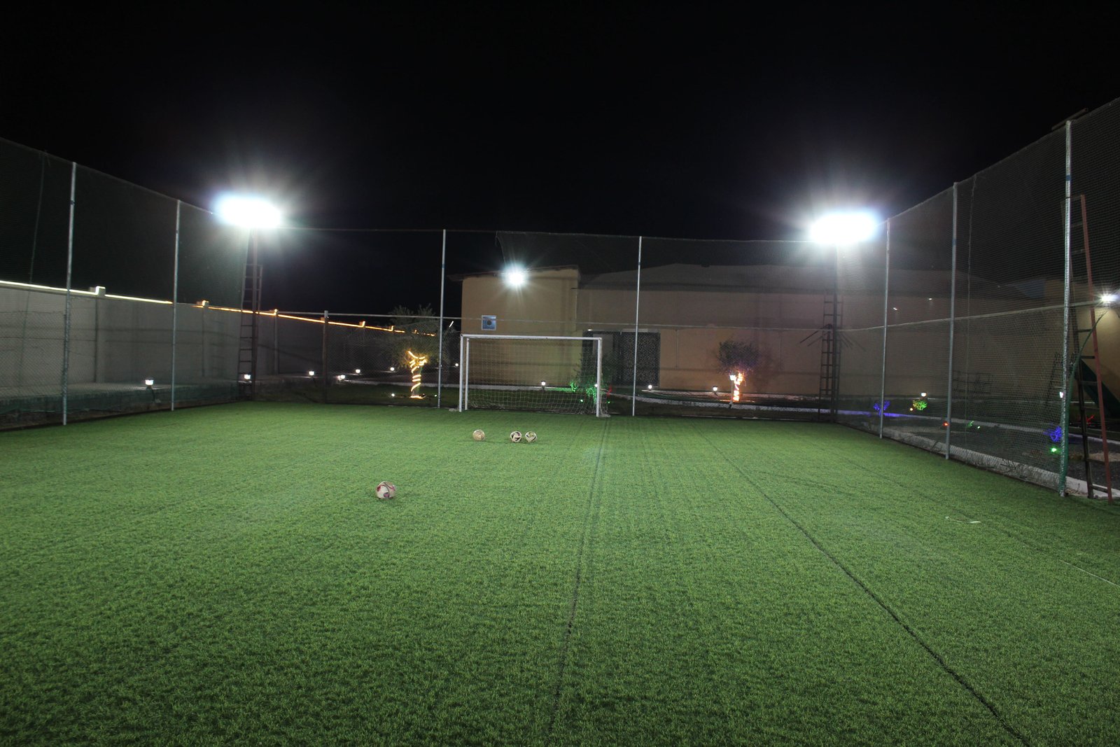AL-ALYA Resort Football Area Night