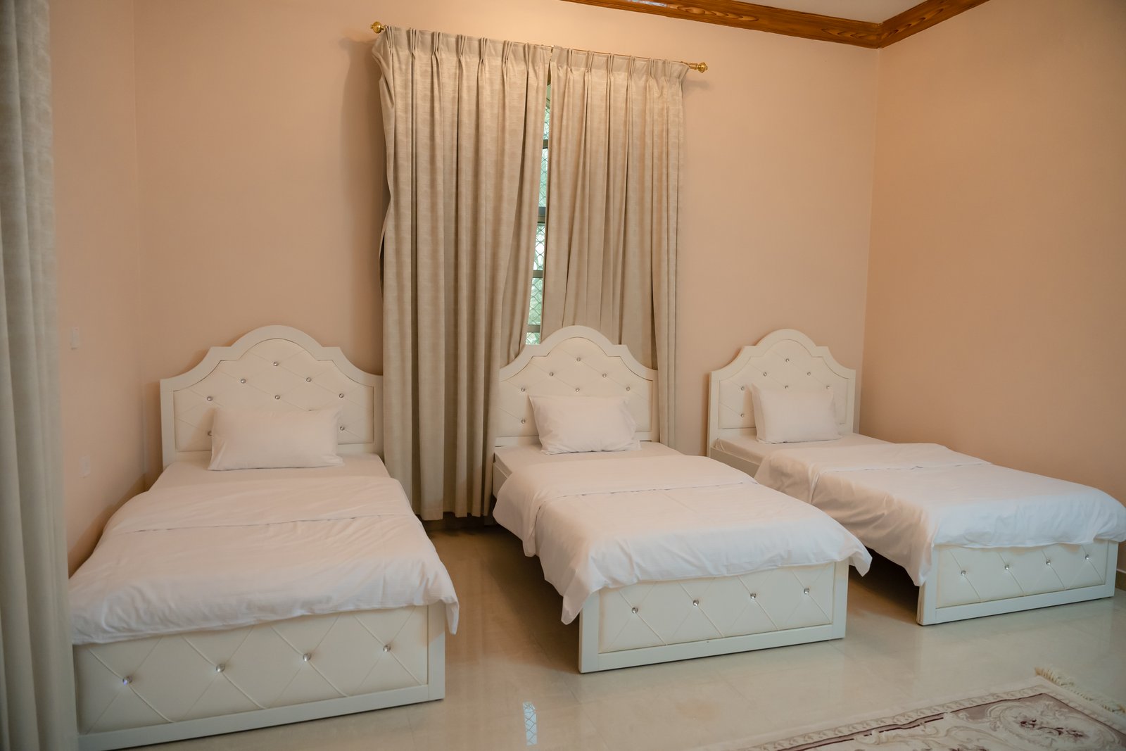 Alnessayem Farm Luxury Living Area with traditional furniture and mountain view