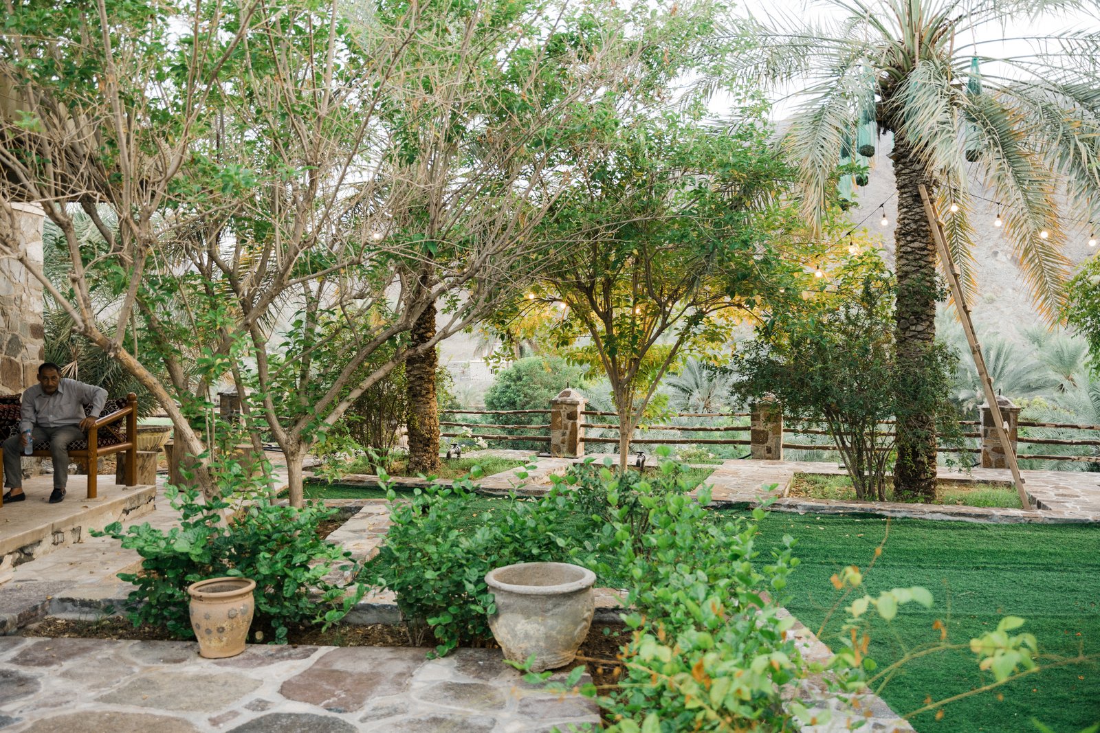Alnessayem Farm Lush Garden Landscape