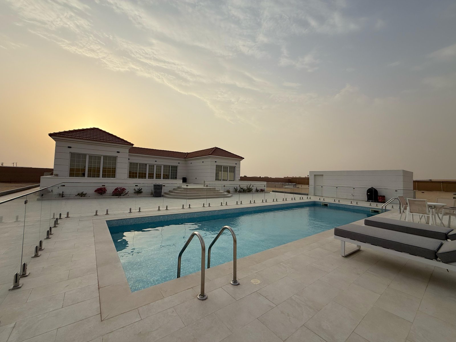 Casamora Retreat Master Bedroom with luxurious bedding