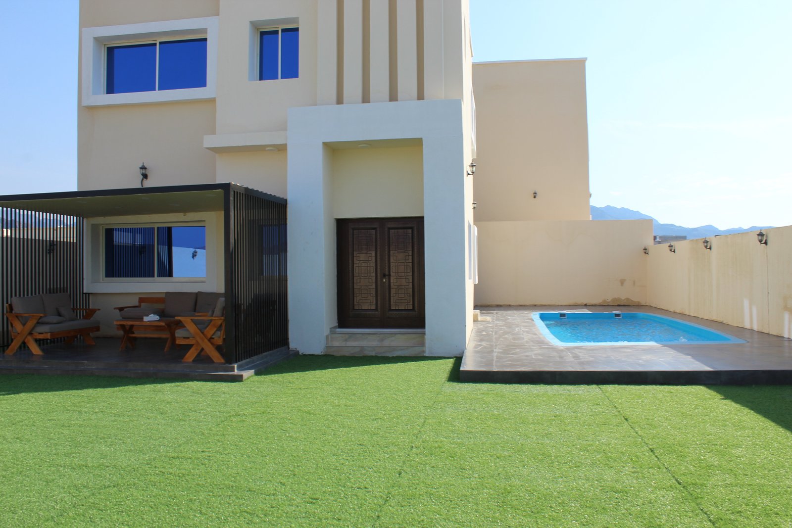 Dreams Resort Luxury Living Area with modern furniture and mountain view