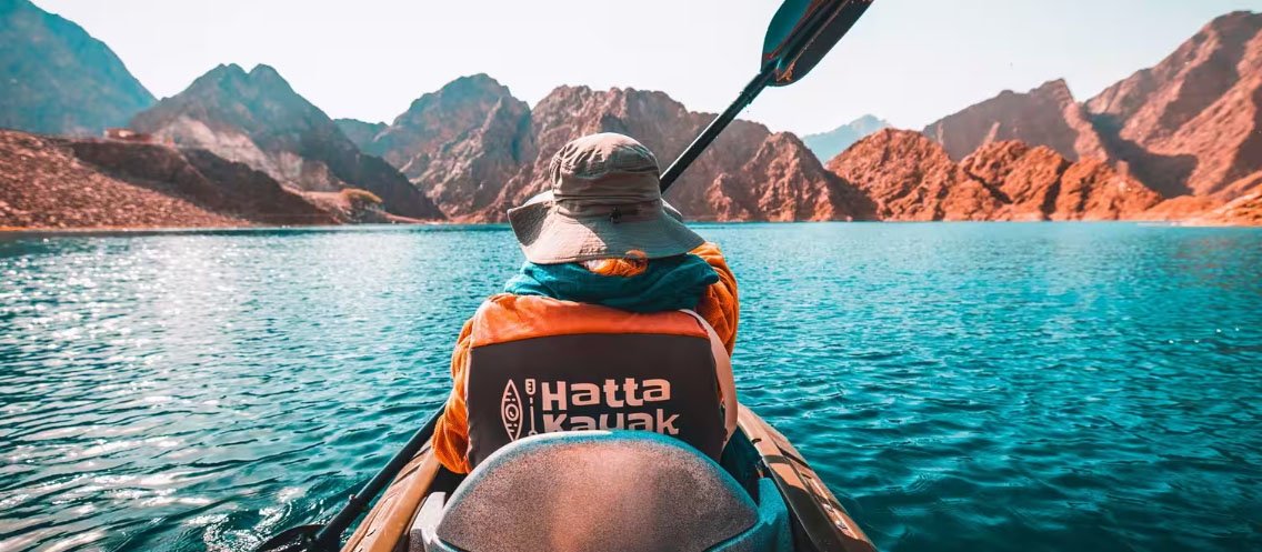 Kayaking at Hatta Dam