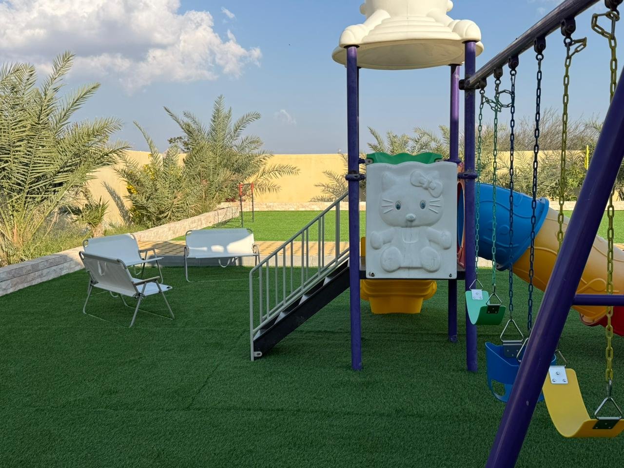 Outdoor kids area at Moonlight Resort