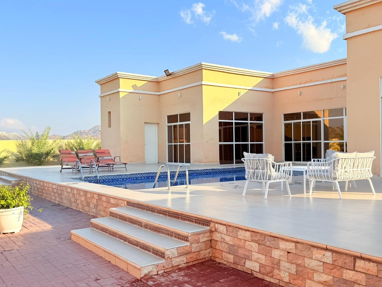 Outdoor pool area at Moonlight Resort